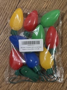 Blowata Christmas  Light Up Necklace -  Bulb Holiday Lights