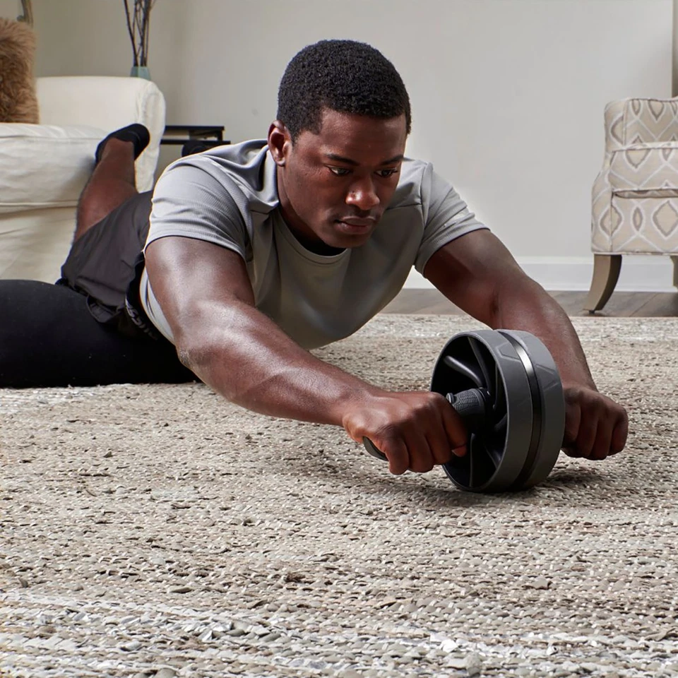 Harbinger Ab Carver Sport Wheel Fitness Trainer - Negro Foto 2 de 2