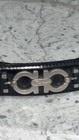 Salvatore Ferragamo Black Leather Women’s Belt with Silver Hardware —AUTHENTIC— — photo 6