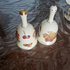 Royal Worchester Palissy Fruit Bells  2 Bells