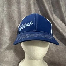 Culver's Restaurant Employee Ball Cap Hat Adjustable Strap Back Blue Mesh 