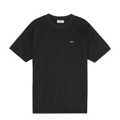 NN07 Adam Casual Logo Pima T-shirt Black