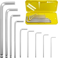 9 PCS Hex Key Set, Ball-End Allen Wrench Set,...