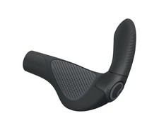 Ergon GP4 EVO Bicycle Grips with built in Bar Ends, Black, Large