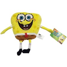 Nickelodeon SpongeBob SquarePants Plush Nanco 2010 Stuffed Toy Yellow 7 inch NWT