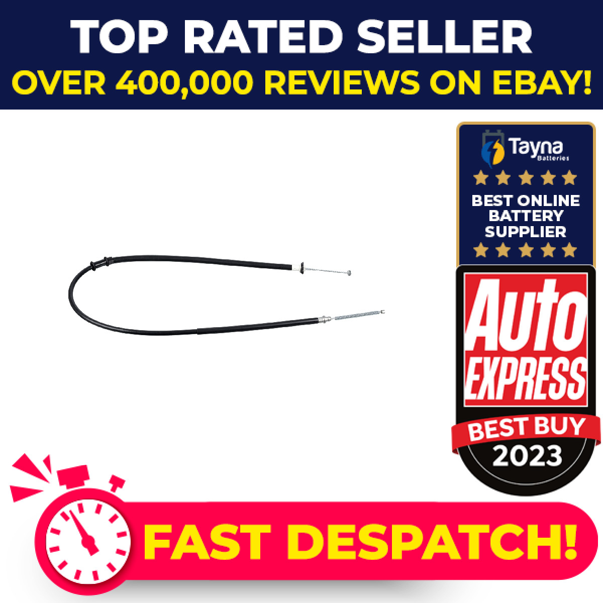 Handbrake Cable fits FIAT PANDA 169AXA1A 1.1 Rear Right 2003 on 187A1.000 Febi