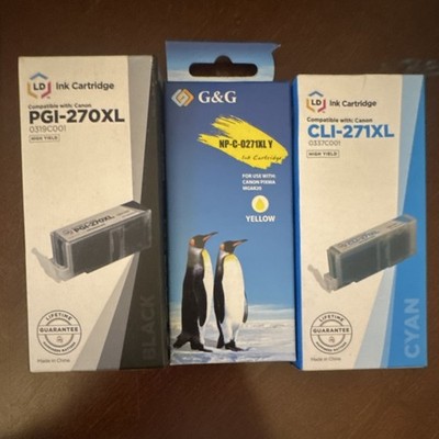 Canon LD Compatible PGI-270XL / CLI-271XL / NP-C-0271XLY Ink Black/Cyan/Yellow