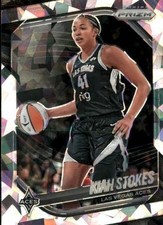 2025 Panini Prizm WNBA #58 Kiah Stokes Ice Prizms