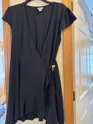 Mossimo  Supply Co Black Wrap Dress