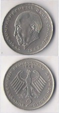 ALEMANIA. REPÚBLICA FEDERAL. 2 MARCOS 1969 J. KONRAD ADENAUER