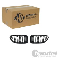 Diederichs Sport Grill KÜHlergrill Nieren Schwarz Matt Passend FüR BMW 6Er