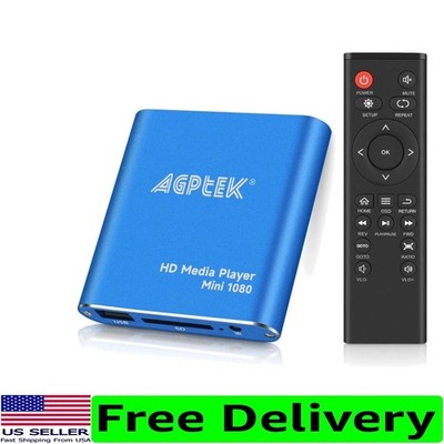 Multi-Format Portable 1080p HDMI Player - Ideal for Home Entertainment