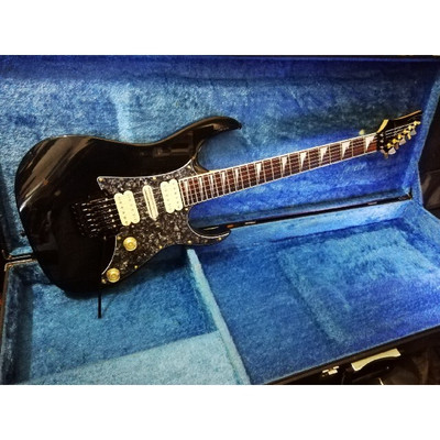 ギター Ibanez RGR350EX MOD pearloid 4.2024.9 Electric Guitar Ibanez RGR350EX MOD Black 3H IP & Cream & Gold
