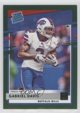 2020 Panini Donruss Rated Rookie Press Proof Green Gabriel Davis #337 0y59