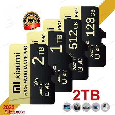 High Speed Micro SD Card Class 10 U3 V30 A2 Memory Card 64GB-2TB