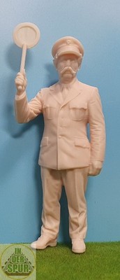 Modellfigur Schaffner Anton unbemalt Spur G (1:22,5)  kompatibel LGB Gartenbahn