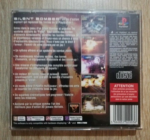 Sony Playstation 1 jeu Silent Bomber PAL FR PS1 - Photo 2/3