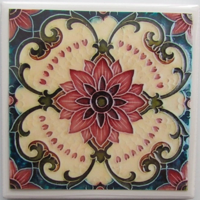 Juego de posavasos para azulejos - Vidrieras - Juego de 4 - (Compra 2 juegos cualquiera - Obtén 1 juego gratis) A Foto 3 de 4