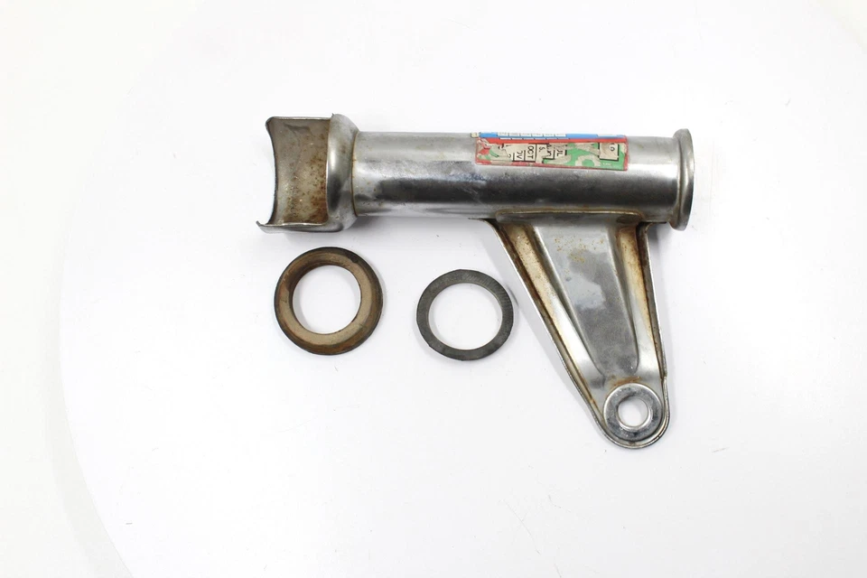 HONDA CM400A 1980 cromo delantero izquierdo OEM plata horquilla delantera cubierta superior protector superior Foto 2 de 4