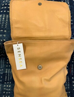 Sensea Moss Leather Backpack Purse, Tan, Brand New | eBay display picture 2