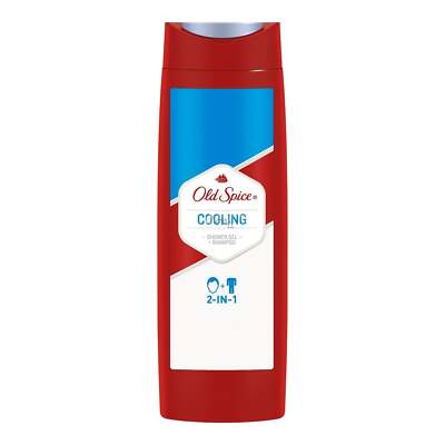 Old Spice Cooling Shower 2-In-1 Gel + Shampoo, 400ml