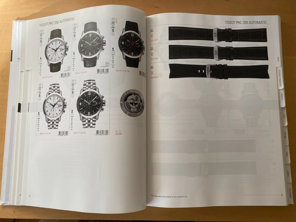 Manual de venta TISSOT usado 2015 - 2016 - español - con lista de precios Foto 4 de 4