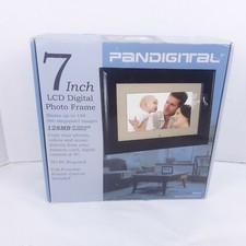 LCD Digital Photo Frame 7 inch Pandigital PAN70-2 Remote Control 128MB 149 Image