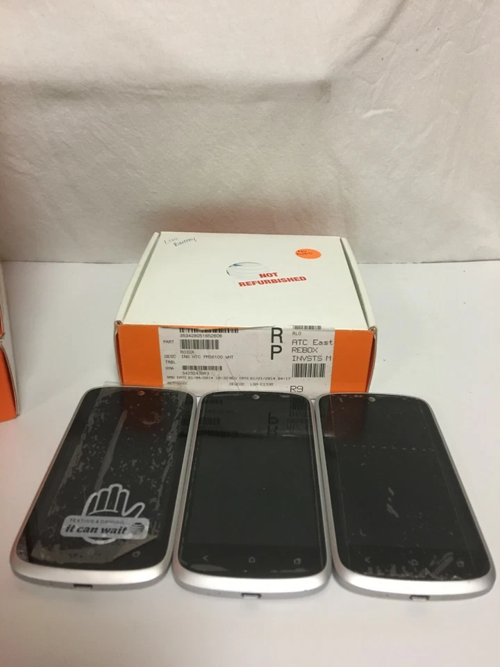 Lote de 9 smartphones HTC one vx para reparar Foto 4 de 4