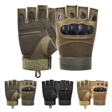 Tactical Half Finger Gloves Army Military SWAT Special Forces Police Duty Gear