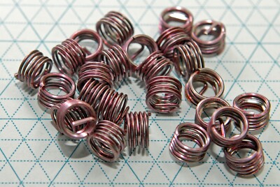 100 HELICOIL 1/4''-28 UNF THREADED INSERTS THREAD-LOCK MS21209F4-10 MS21209F410