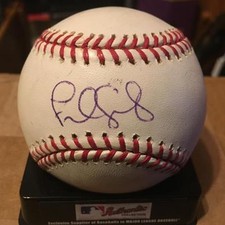 FREDI GONZALEZ A BRAVES M.L. SIGNED BASEBALL W/COA
