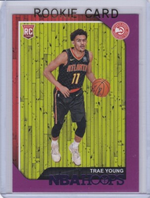 TRAE YOUNG ROOKIE CARD Atlanta Hawks Basketball NBA Hoops RARE