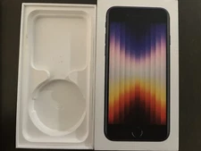 iPhone SE Midnight 64GB MMX53LL/A - EMPTY RETAIL BOX ONLY