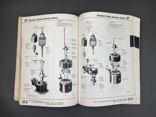 1975 1976 1977 VW Rabbit Scirocco factory repair manual OEM shop Volkswagen - Picture 3 of 4