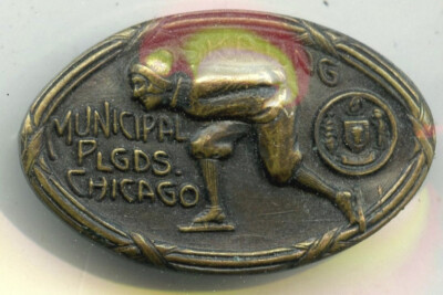 Chicago Städtische Skaten Schridde Pin Knöpfe Pinback Vintage - H919