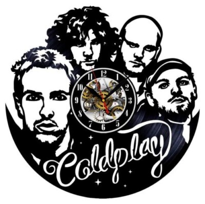 Coldplay Vinyl Wall Clock Home Décor Art Design Best Gift Birthday Holiday