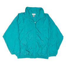Vintage Lavon Shell Jacket Blue 90s Womens Xl