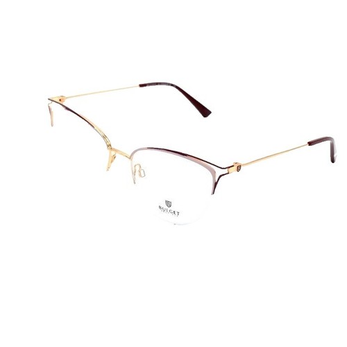 Runway Eyeglasses Frames RT813 WINE Red Rectangle Half Rim  display picture 1
