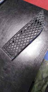 BMW 7 E65 Stoßstange vorne links Seitengitter 51117135563 7135563