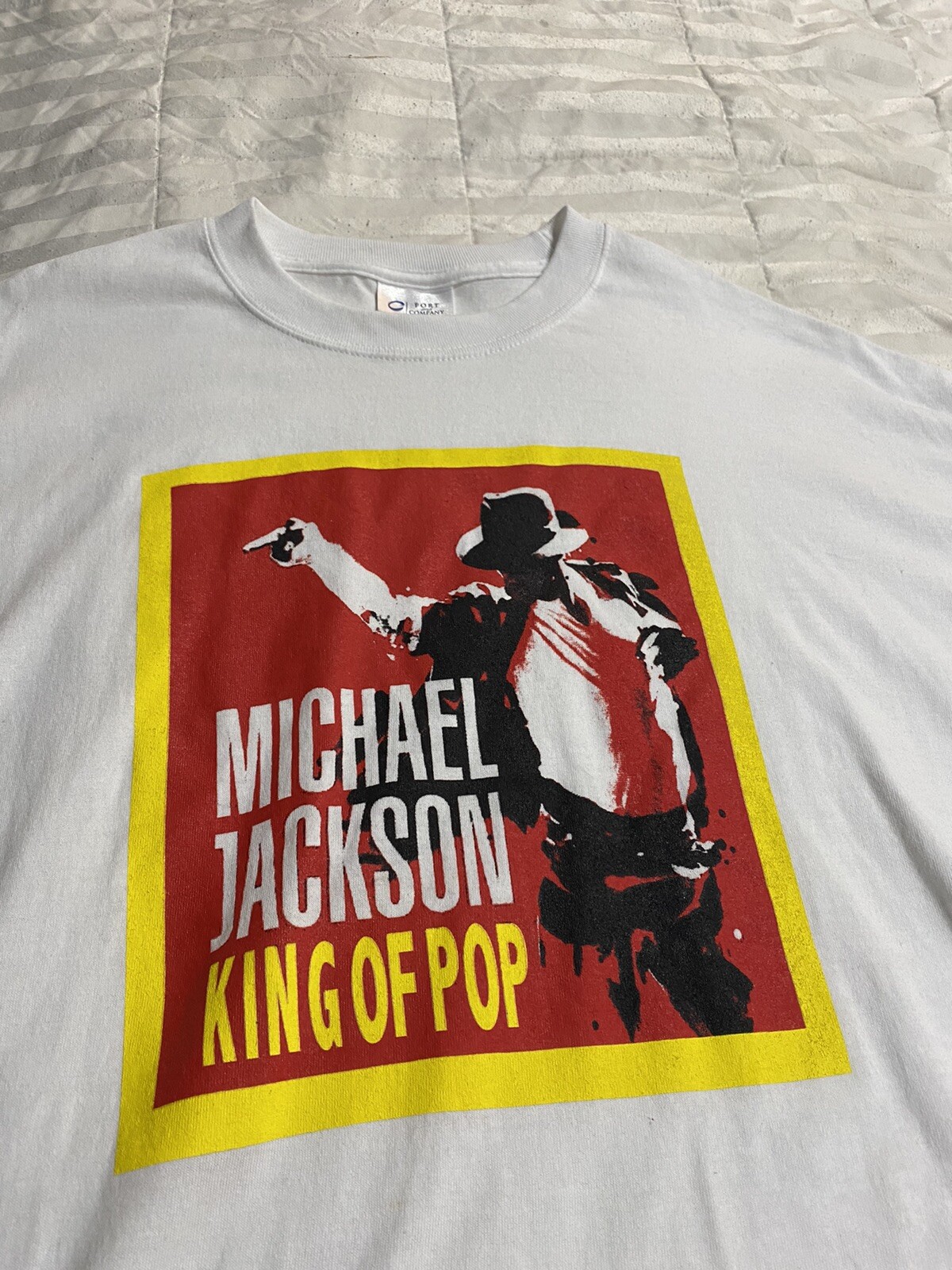 Camisa de Manga Corta Michael Jackson The King of Pop - Verde | S
