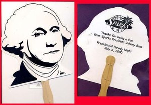 Los Angeles Sparks 2000 Washington Mask Presidential Parody Night FREE US SHIP