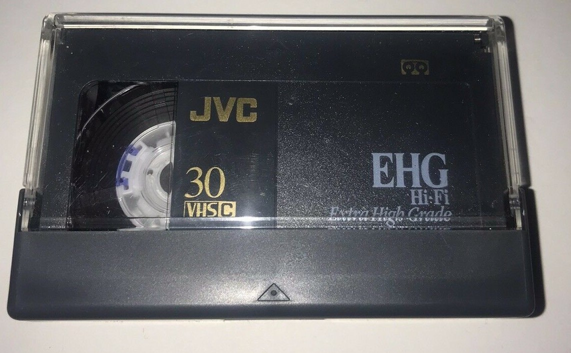 Cassette Audio Cassette VHS-C Vierge TDK HS 45 - 45 Minutes - État Occasion (fonctionnelle) Cassette Vhs-c Tdk Hs 45