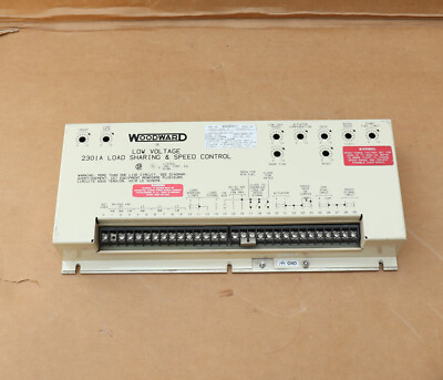 Woodward 2301A Niederspannung Ladung Gemeinsame Nutzung Drehzahlregeler 9905-020