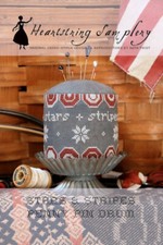 Stars & Stripes penny Pin Drum~Heartstring Sa...