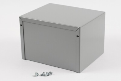 Hammond ASA61 Grey Aluminum Utility Enclosure, Box, 6 x 5 x 4in