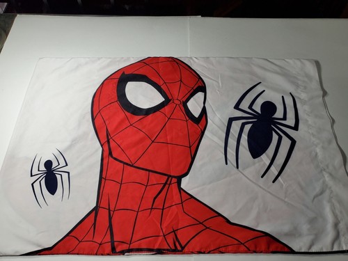 Spiderman Pillow Case Marvel Comics Red White Black Blue Standard - Picture 4 of 13