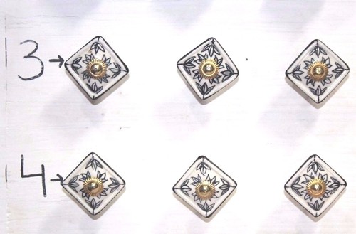 24 Pc. New Ceramic Knob Door Pull Drawer Handle Home Decor Halloween Gifts - Picture 4 of 7