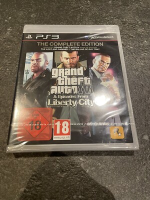 Grand Theft Auto IV - The Complete Edition - PS3 - Neu - OVP - Versiegelt