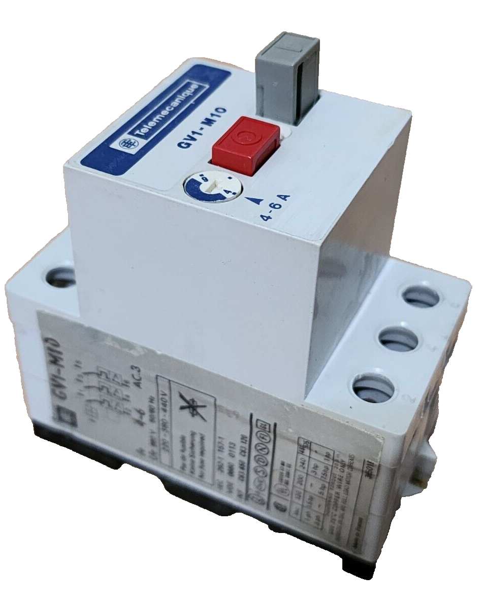 QTY:1) Telemecanique GV1-M10 / GV1M10 / GV1-A01 Manual Motor