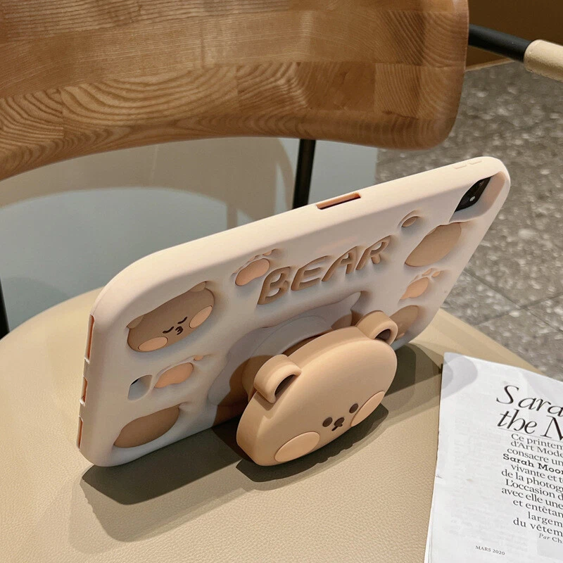 For iPad Pro 10th 9th 8th 12.9'' 6 5 Gen 11''protectora antigolpes Bear case - Image 3 of 4